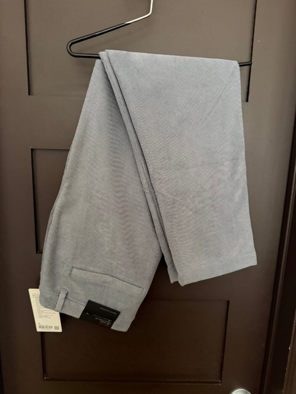 Lululemon ABC Classic-Fit Corduroy Trouser blue/grey 35x32 NWT